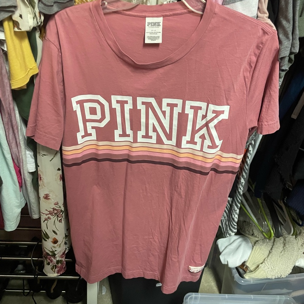 PINK logo T shirt